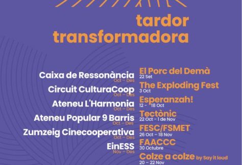 Tardor Transformadora, una proposta cultural col·lectiva al servei del pensament crític