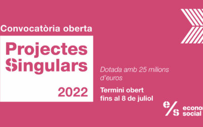 Convocatòria Projectes Singulars 2022