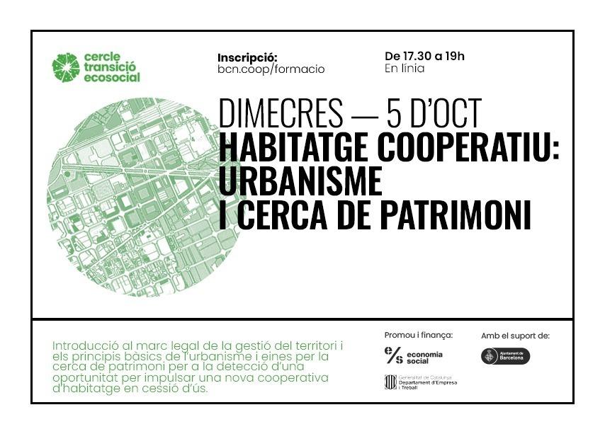 Habitatge cooperatiu: urbanisme i cerca de patrimoni