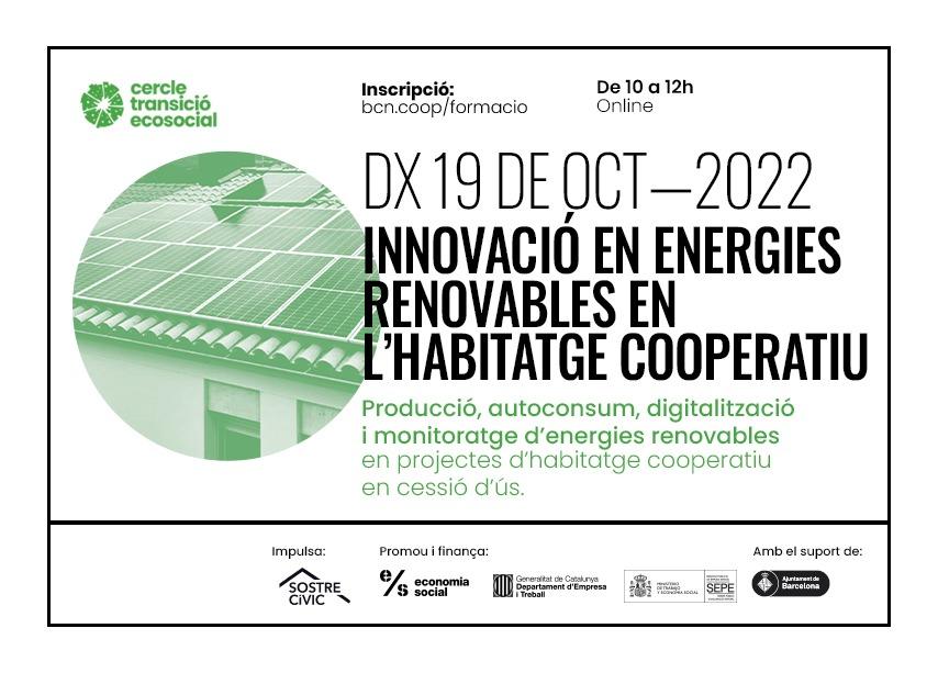 Innovació en energies renovables en l'habitatge cooperatiu