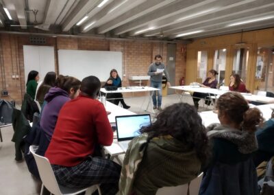 Classe del Postgrau d'Economia Social i Solidària